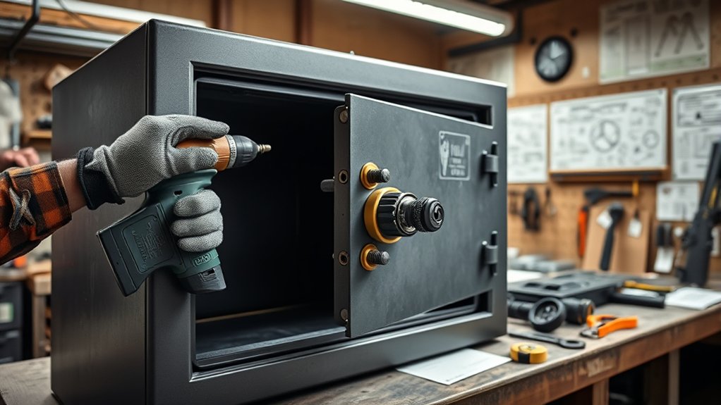 building a secure firearm storage