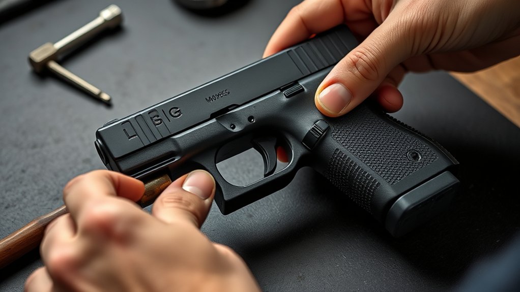 glock rear sight removal