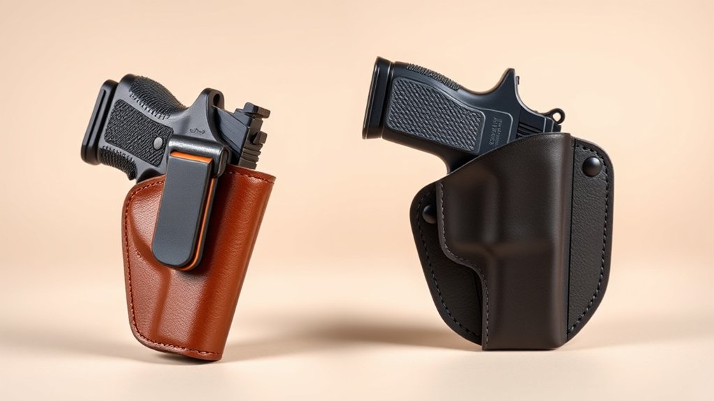 holster angle influences access