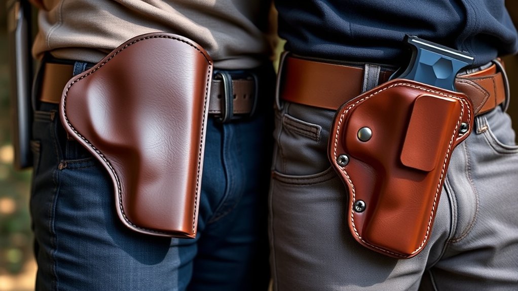 holster comparison advantages disadvantages
