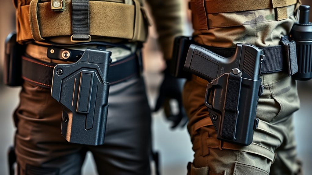 holster height comparison
