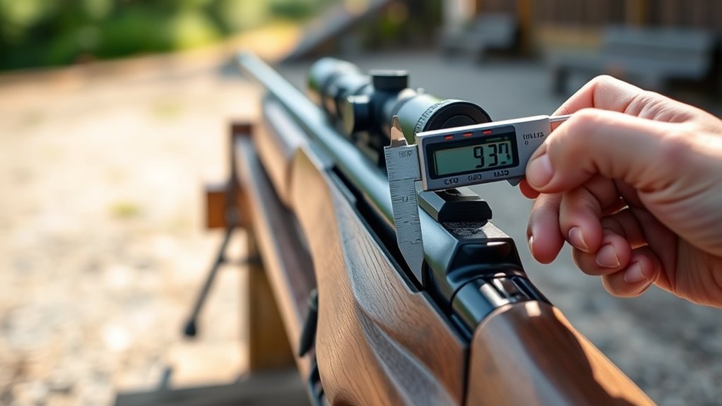 identify rifle measurement points