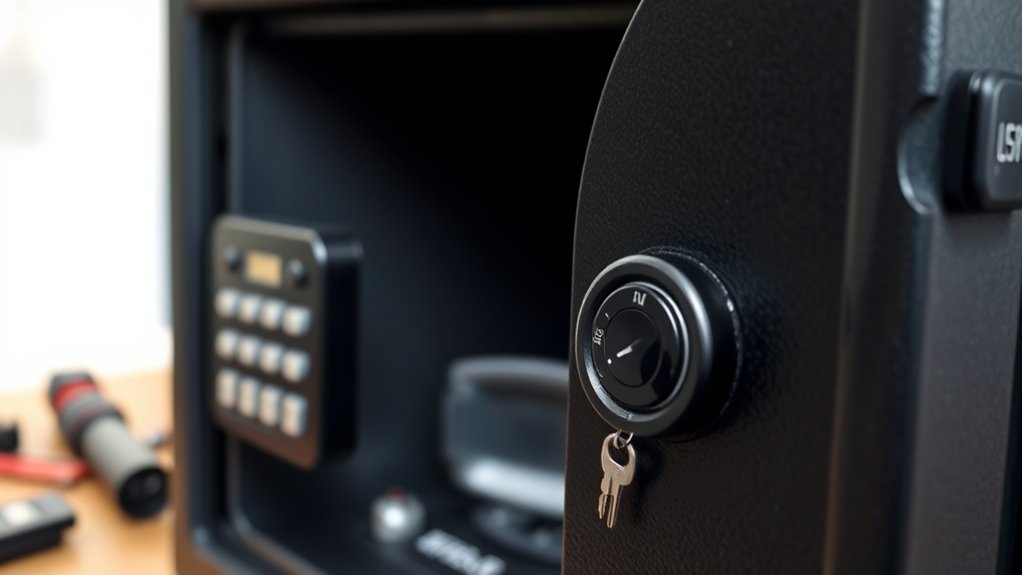 identify safe lock mechanism