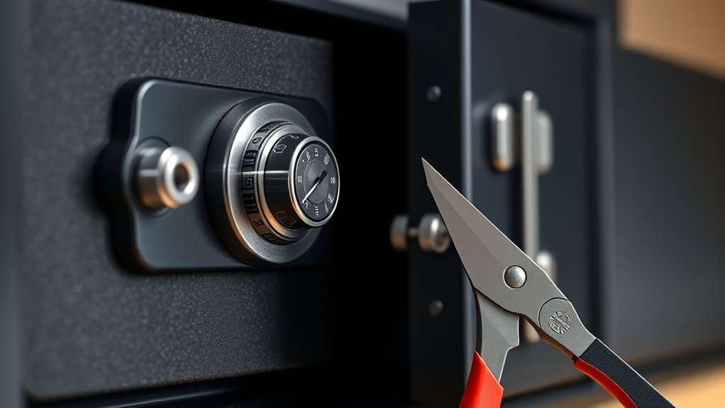 opening safe without key