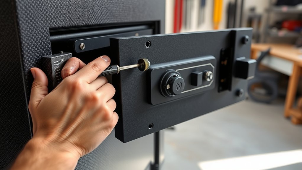 remove safe door during relocation