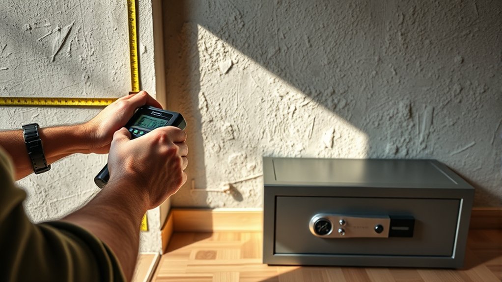 secure concealed wall mounting