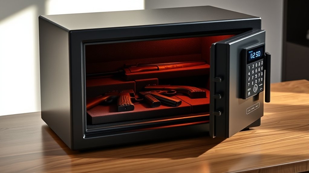 secure customizable firearm safes