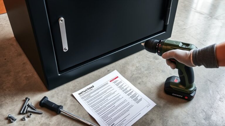 secure safe to floor