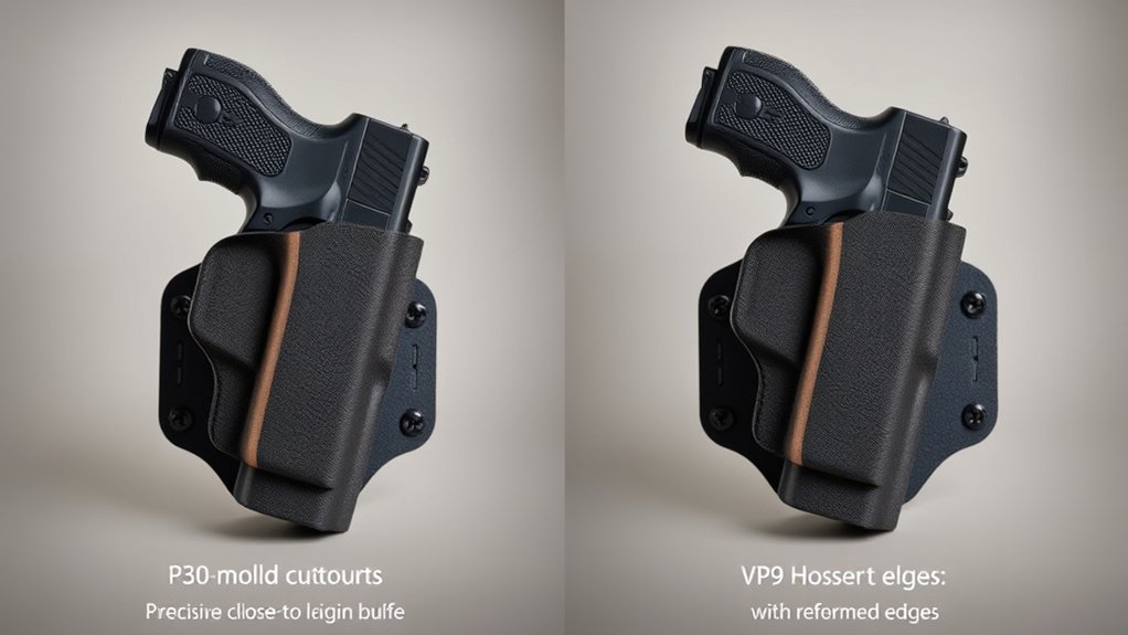 size specific holster fitting