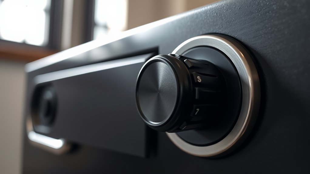 unlocking a secure safe